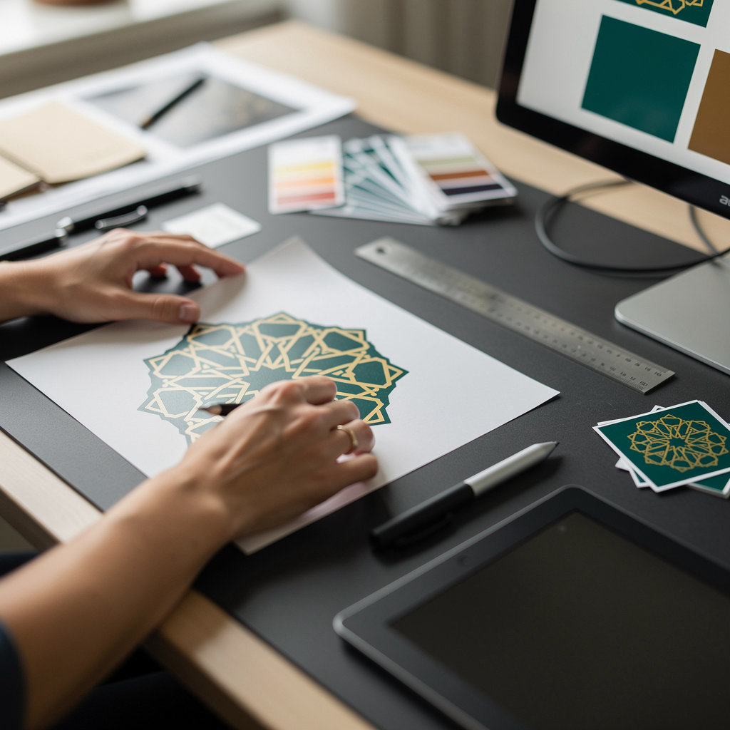 ZOCA (Zeyd Ozcan Creative Agency) - Modern graphic design studio specializing in Islamic geometric patterns and custom artwork in Istanbul, Turkey